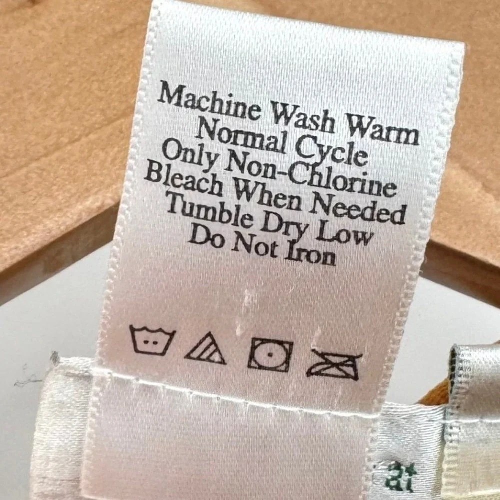 Coldwater Creek‎ Amber Sheer 3/4 Sleeve Textured Button Up Blouse Women's XL - Picture 13 of 13